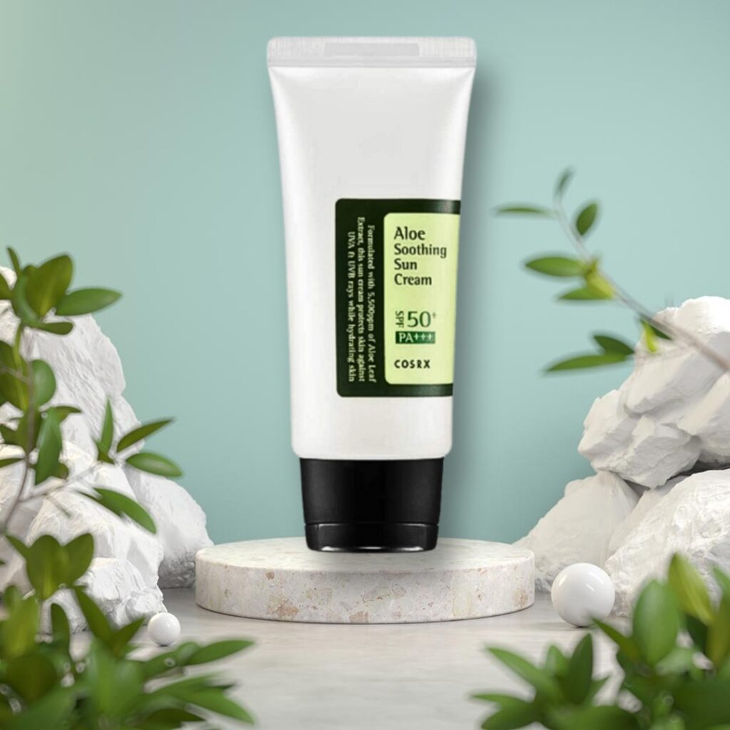کرم ضد آفتاب SPF50 آلوئه ورا کوزارکس
